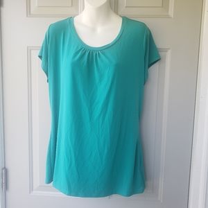 Worthington XL Teal/Turquoise Blouse